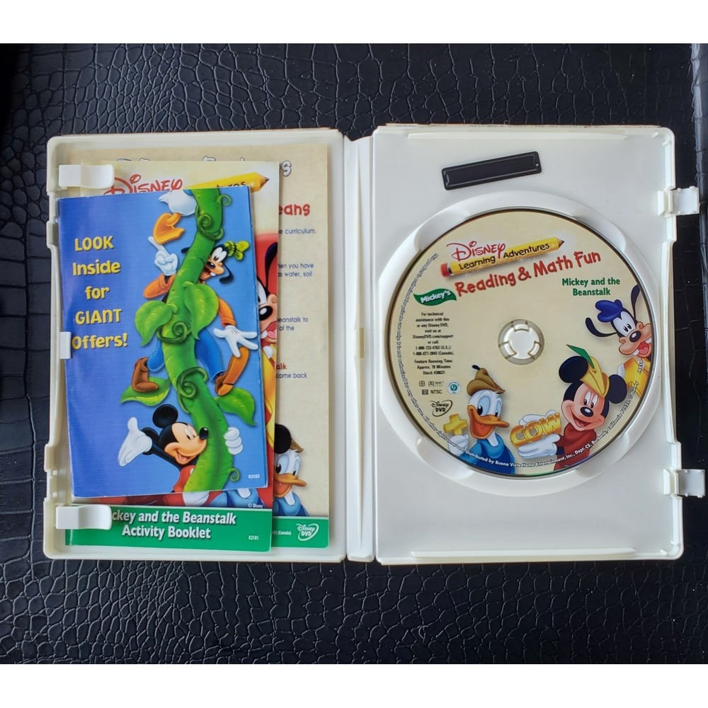 Vtg. Disney's Learning Adventures-Mickey's Reading Math & Fun-w/Activity Booklet - Picture 12 of 16